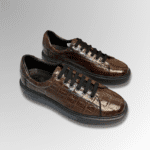 Brown Crocodile Sneakers-alt3
