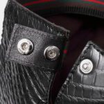 Crocodile Belly Skin Beret Hat-alt8