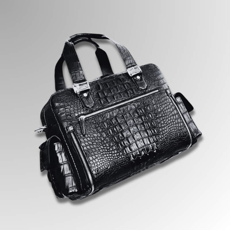 Crocodile Executive Travel Briefcase-alt6