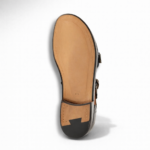 Alligator Leather Double Monk Sandals