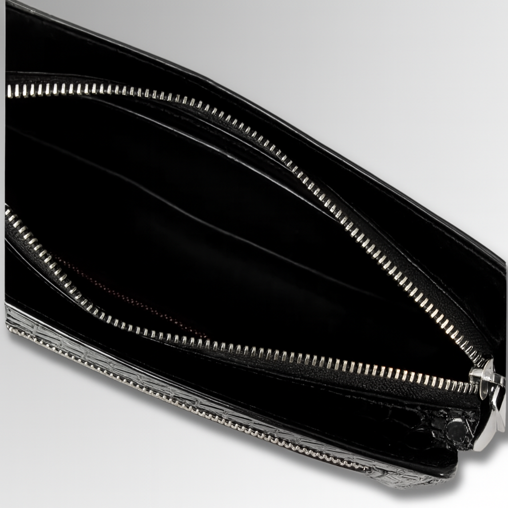 Crocodile Leather Crossbody Bag-alt7