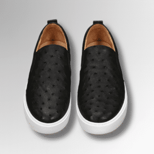 New Arrivals 18 Ostrich Leather Slip-On Sneakers