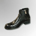 Crocodile Double Zipper Ankle Boots-alt2