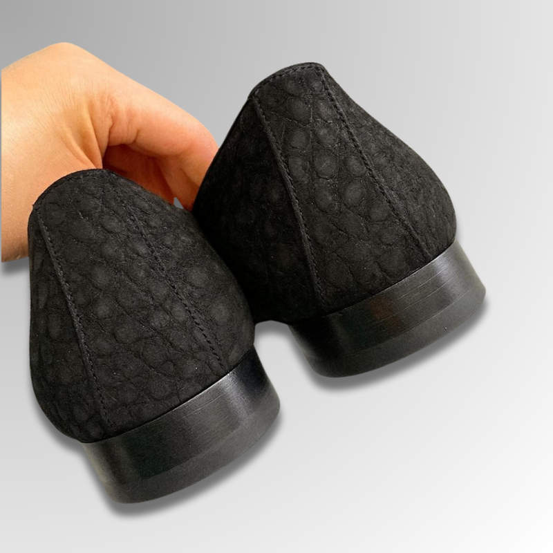 Crocodile Suede Tassel Loafers-alt12