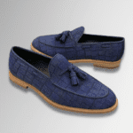 Crocodile Nubuck Tassel Loafers-alt11