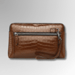 Crocodile Leather Travel Clutch-alt3