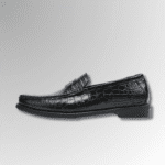 Black Crocodile Penny Loafers-alt4