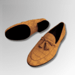Crocodile Suede Tassel Loafers-alt11