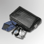 Crocodile Leather Travel Clutch-alt13