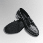 Black Crocodile Penny Loafers-alt6