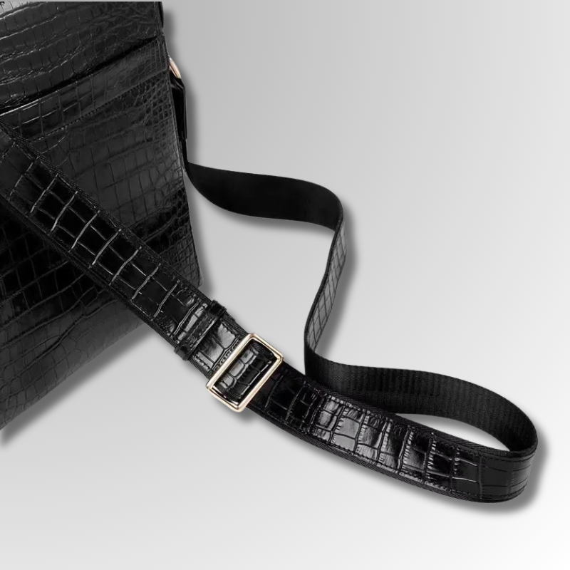 Crocodile Leather Crossbody Bag-alt2