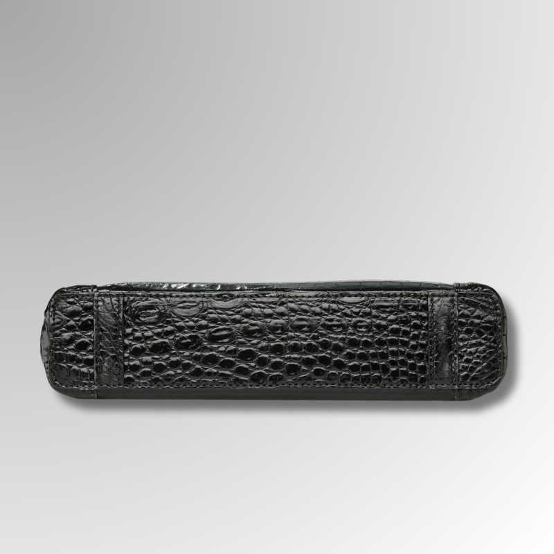 Crocodile Leather Travel Clutch-alt6