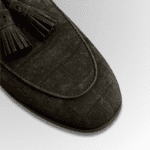 Crocodile Suede Tassel Loafers-alt4