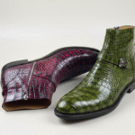 Crocodile Side Buckle Boots-alt11