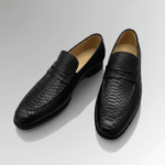 Python Snake Skin Penny Loafers-alt6