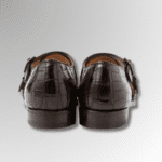 Crocodile Leather Double Monk Sandals-alt7