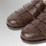 Ostrich Leather Buckle Sandals-alt7
