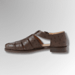 Ostrich Leather Buckle Sandals-alt12
