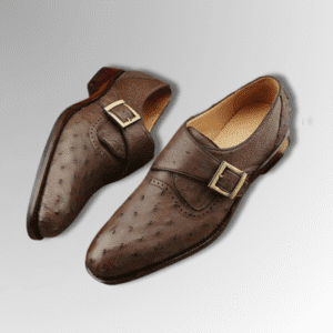 New Arrivals 10 Ostrich Leather Monk Shoes