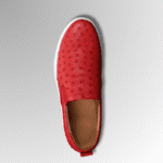 Ostrich Leather Slip-On Sneakers-alt7