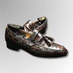 Patina crocodile tassel loafers-alt3