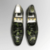 Patina Crocodile Tassel Loafers