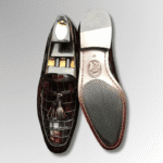 Patina crocodile tassel loafers-alt6