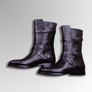 New Arrivals 26 crocodile triple buckle boots