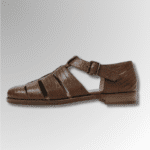 Lizard Leather Buckle Sandals-alt2