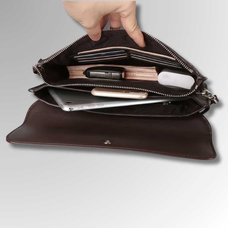 Crocodile Signature Clutch-alt8