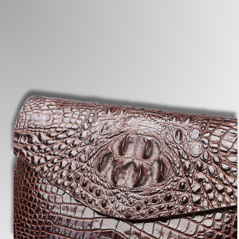 Crocodile Signature Clutch-alt4