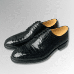 Crocodile Perforated Oxford Shoes-alt5