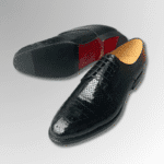 Crocodile Perforated Oxford Shoes-alt4