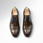 Luxury Handpainted Alligator Brogue Shoes