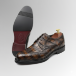 Handpainted Alligator Brogue Shoes