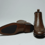 Crocodile Zip Ankle Boots