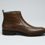 Crocodile Zip Ankle Boots-alt6
