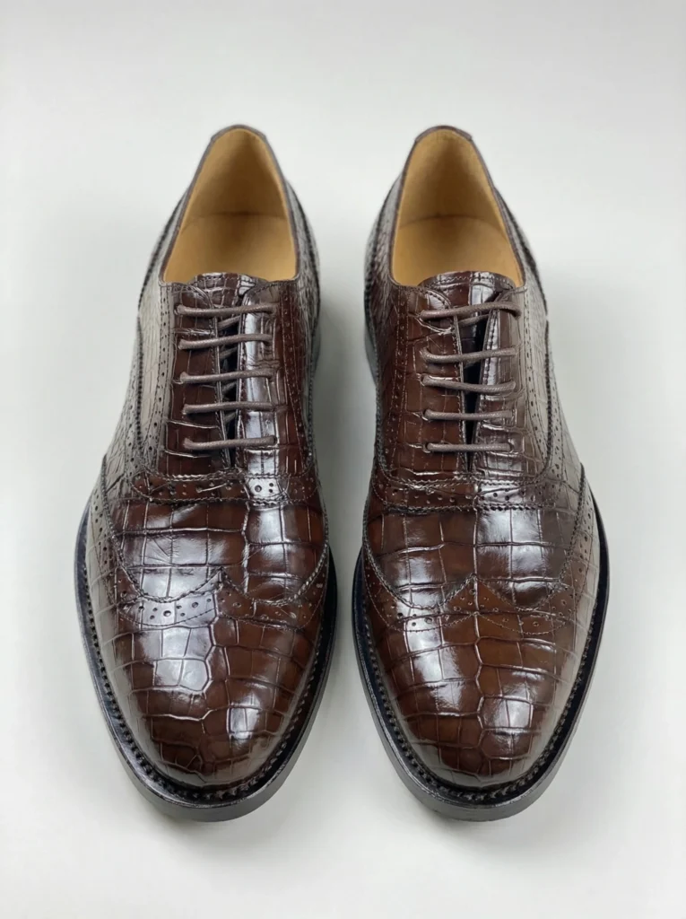 Crocodile Wingtip Oxford