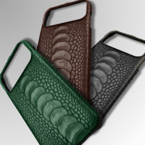 Ostrich Foot Leather iPhone Case