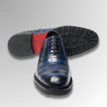 Blue Patina Crocodile Derby-alt2