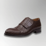 Ostrich Leather Velcro Shoes-alt3
