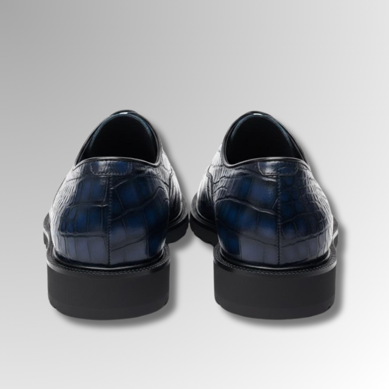 Blue Patina Crocodile Derby-alt8