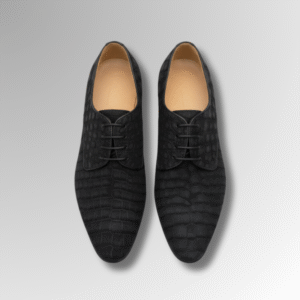 Nebuck Crocodile Oxford Shoes