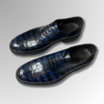 Blue Patina Crocodile Derby-alt4
