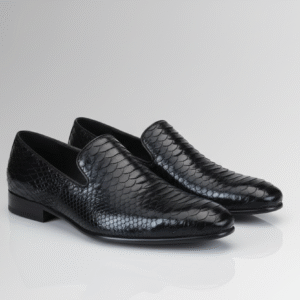 Serpente Noir Loafers