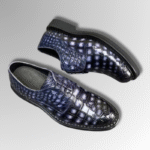 Hand-Painted Crocodile Derby Shoes-alt2