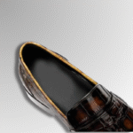 Cognac Crocodile Tassel Loafers-alt7