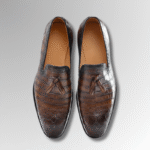 Hand-Painted Crocodile Tassel Loafers-alt6