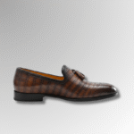 Hand-Painted Crocodile Tassel Loafers-alt5