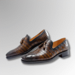 Hand-Painted Crocodile Tassel Loafers-alt3